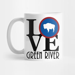 LOVE Green River WY Mug